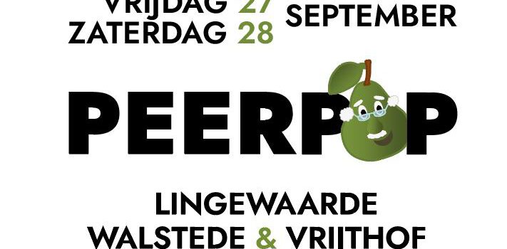 Eerste editie van Peerpop krijgt een vervolg in de zorgcentra in Tiel